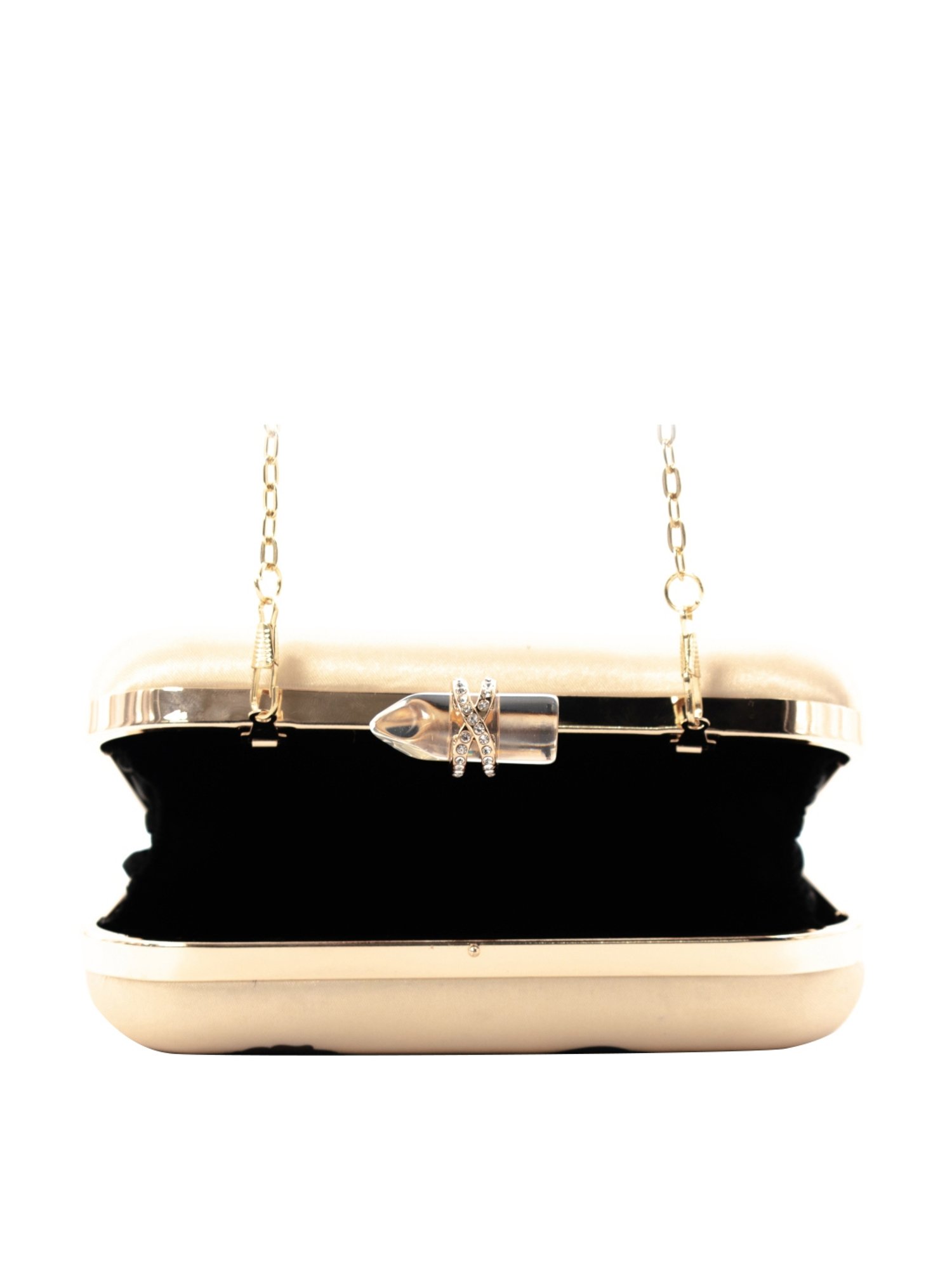 Sugarcrush Golden Satin Clutch