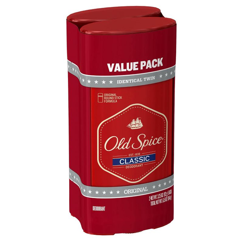 Old Spice Classic Original Deodorant Twin Pack - 6.5oz