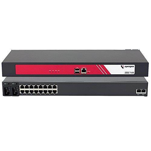 Opengear CM7116-2-DAC-US 16 Serial-2GBE Ethernet-2 USB 4GB Flash-Dual A&C