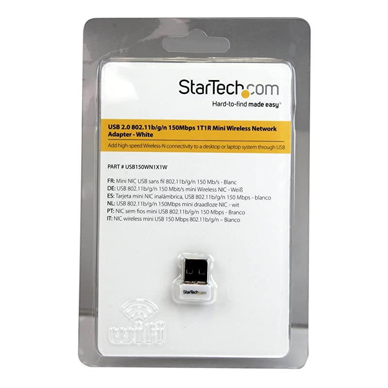 com USB 150Mbps Mini Wireless N Network Adapter 80211ng 1T1R USB WiFi Adapter White USB Wireless Adapter Wireless NIC USB150WN1X1W