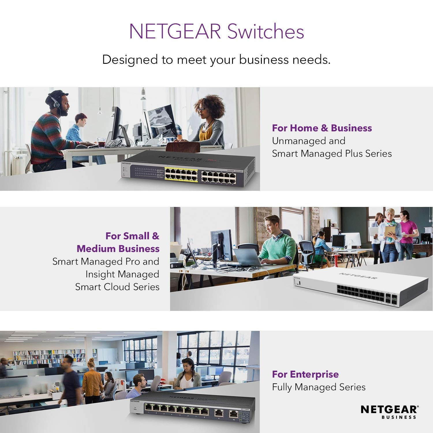 NETGEAR 16-Port Gigabit Ethernet Unmanaged Switch (GS316) - Desktop, Fanless Housing for Quiet Operation