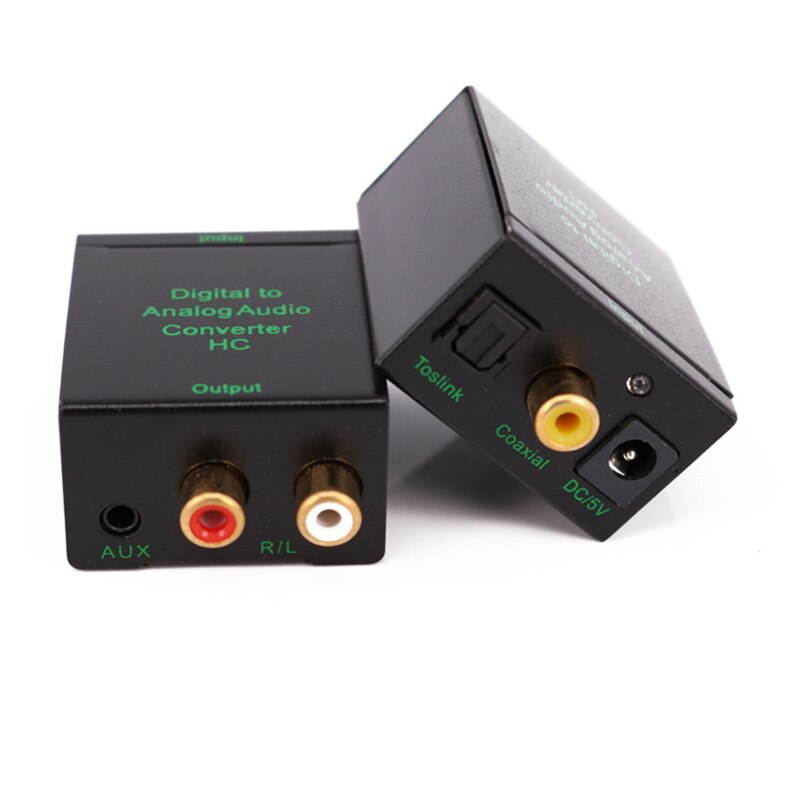 Audio Converter Protable Digital To Analog Audio Converter Adapter For Coaxial Or For Toslink Digital Audio Converter For PS4 TV (1 pcs)