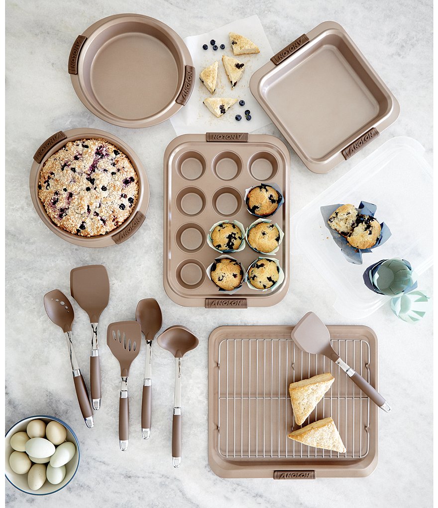 Anolon Bronze 6-Piece Kitchen Utensil Set