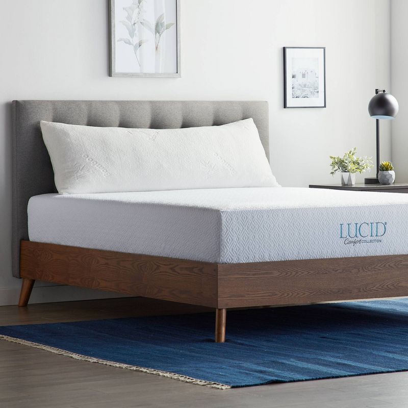 Comfort Collection Shredded Memory Foam Body Pillow - Lucid