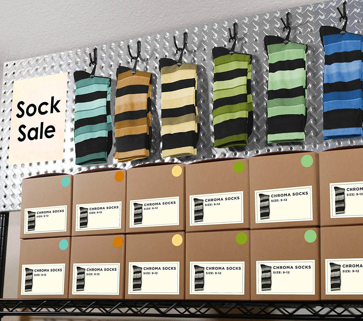 ChromaLabel 3/4 inch Color-Code Dot Labels | 1,000/Roll (Chartreuse)