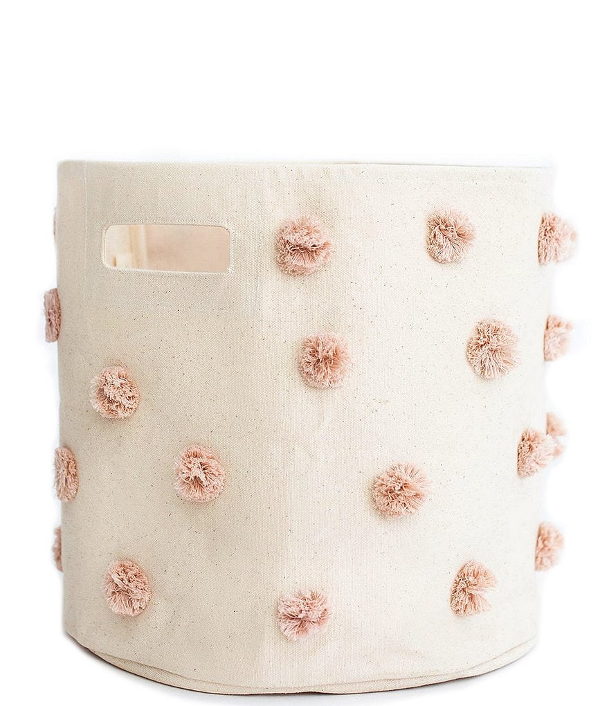 Edgehill Collection Hand-Woven Rattan Market Basket