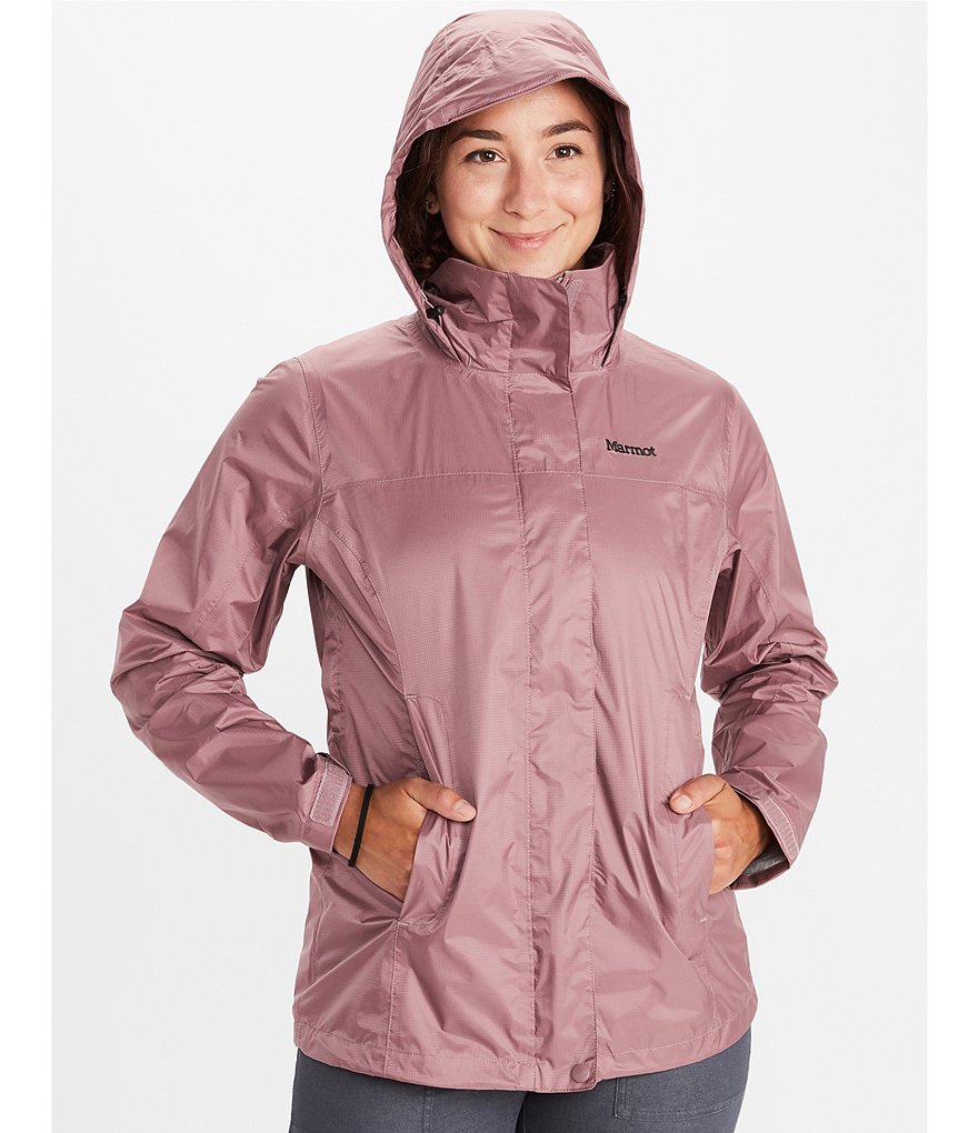 Marmot PreCip&reg; NanoPro&trade; Packable Stand Collar Neck Long Sleeve Hooded Eco Rain Jacket