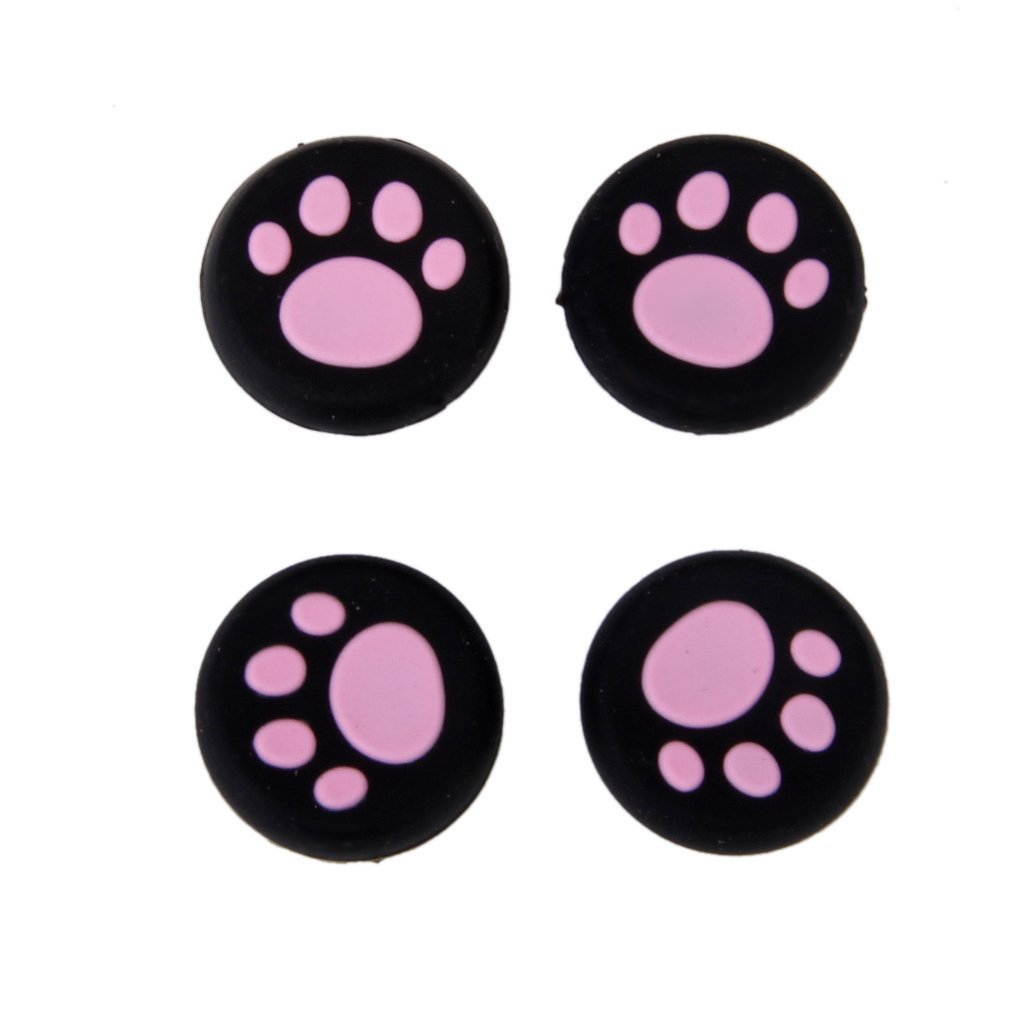 Vivi Audio&reg; Thumb Stick Grips Cap Cover Joystick Thumbsticks Caps For PS4 XBOX ONE XBOX 360 PS3 PS2 Pink Cat Dog Paw 4pcs