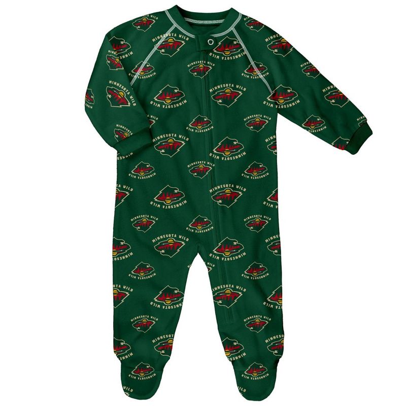 NHL Minnesota Wild Baby Boys' Sleeper - 0-3M