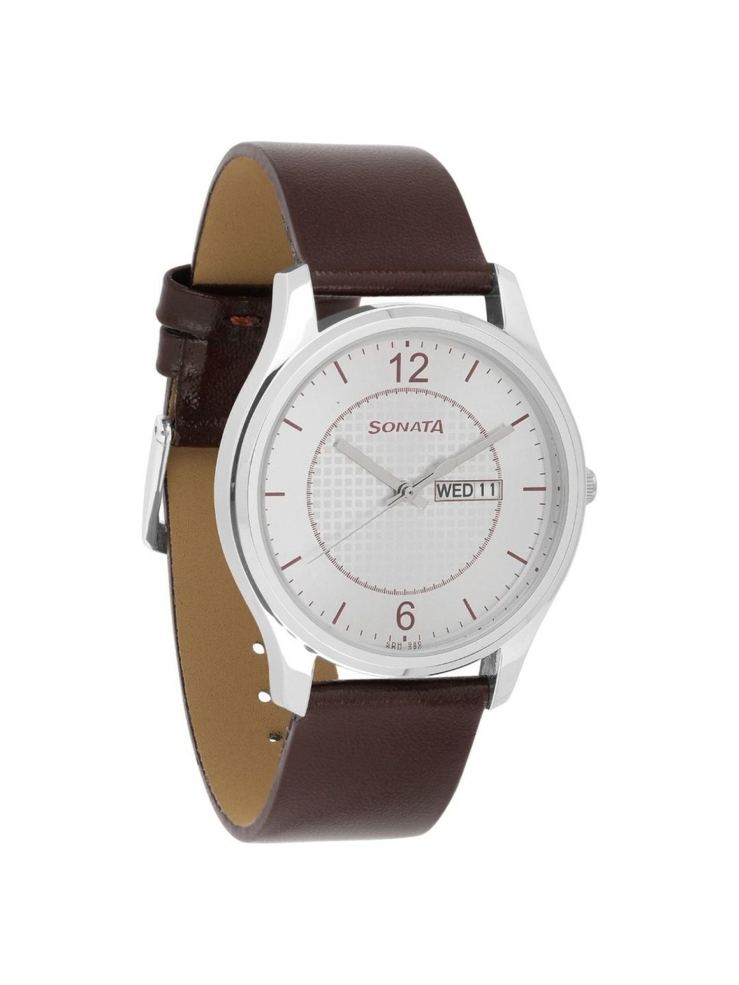 Sonata Essen NS77082SL02W Analog Watch for Men