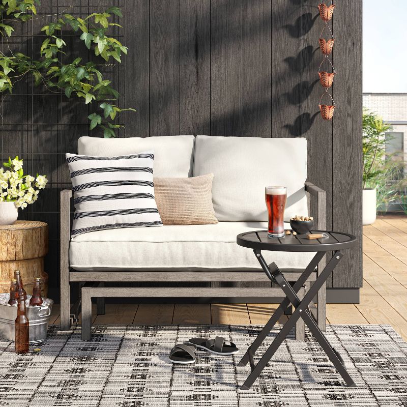 Web Spinner Swing 24" Diameter - Black - Sorbus