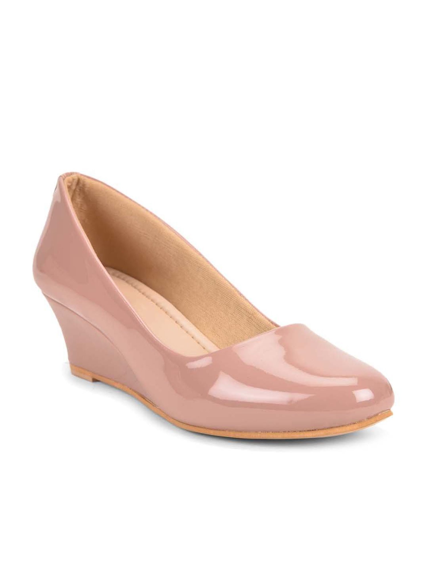 Salario Women's Nude Wedge Pumps