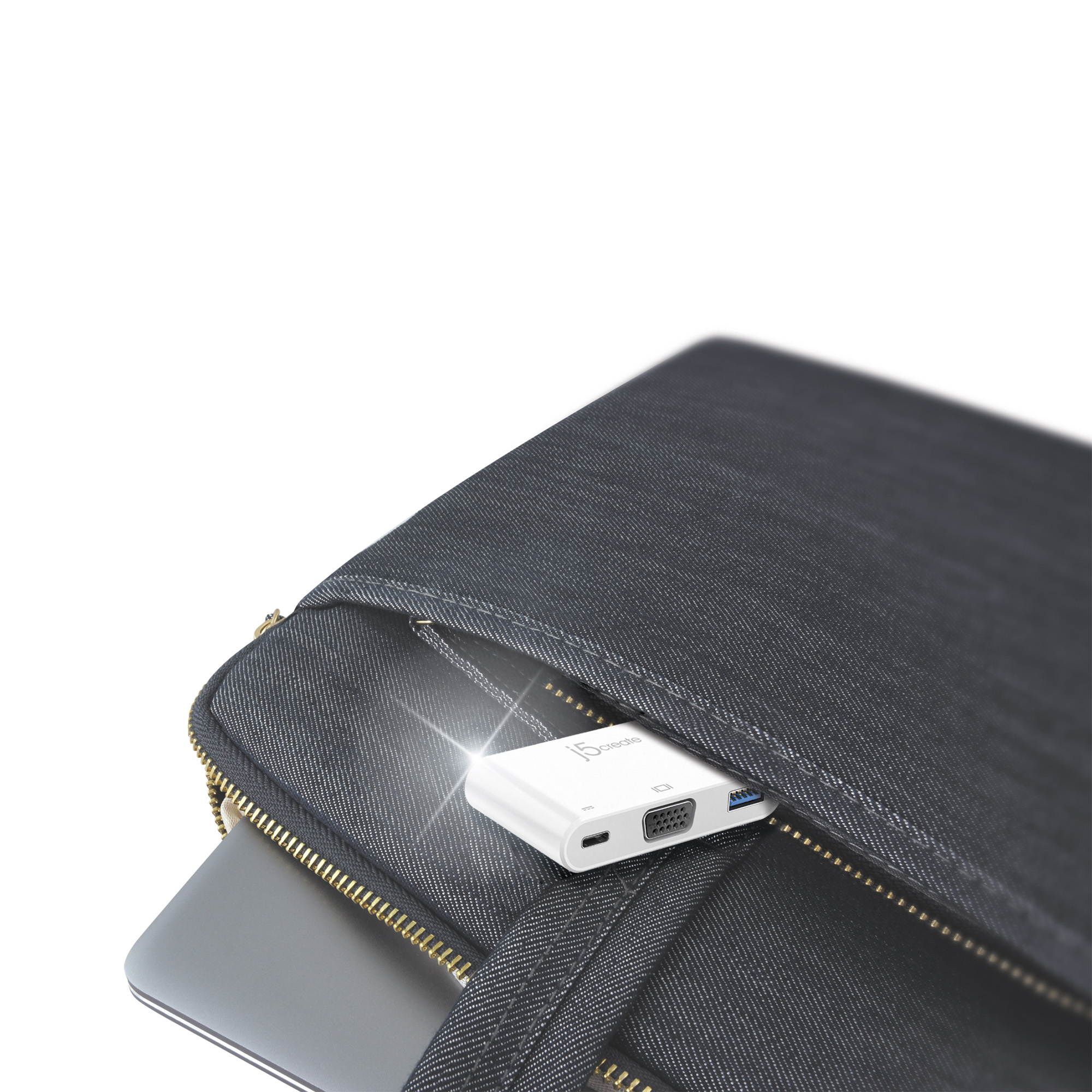 j5create USB Type-C to VGA & USB 3.0 with Power Delivery