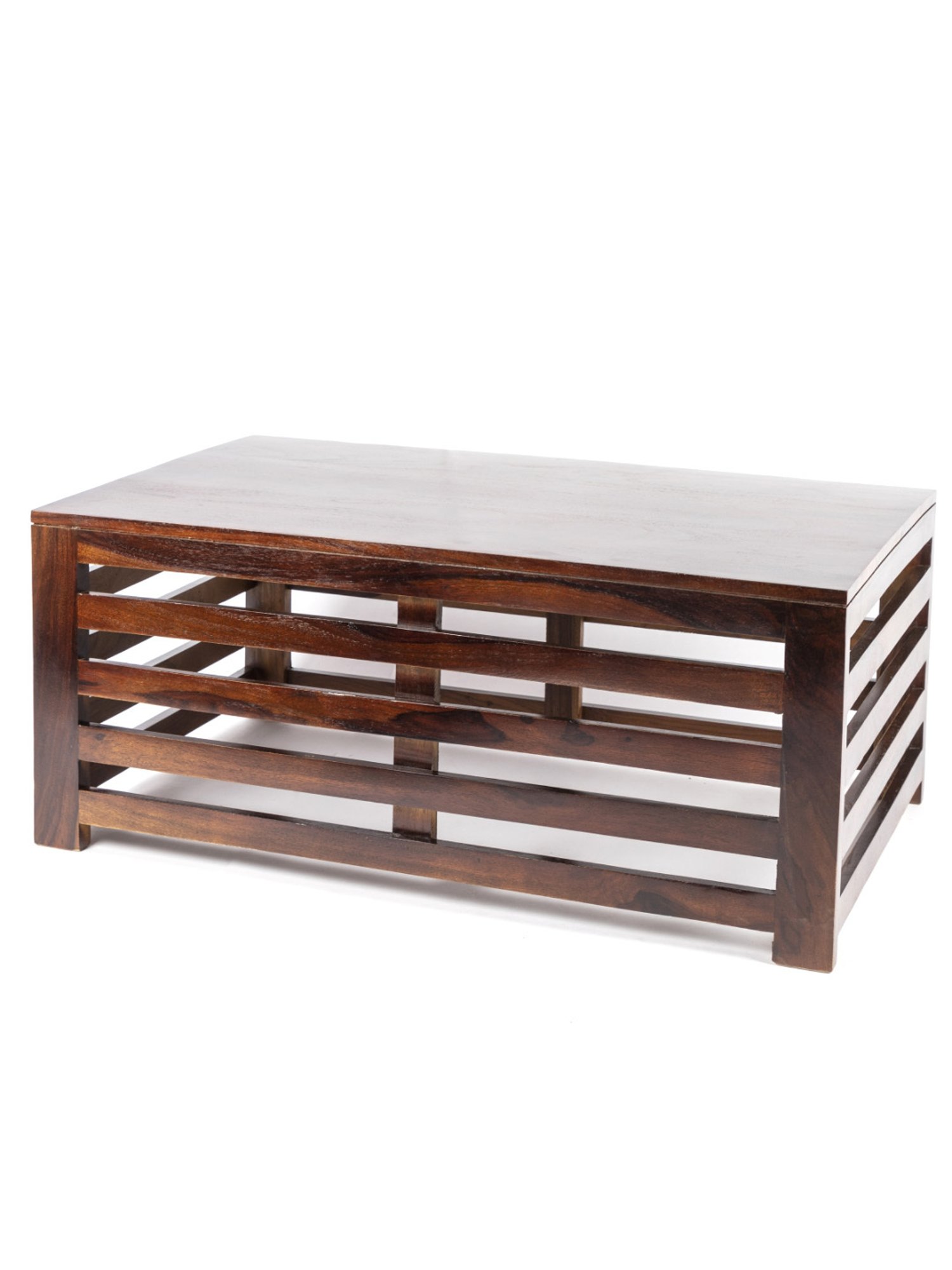 Glass Oval Living Room Metal Coffee Table - Saracina Home