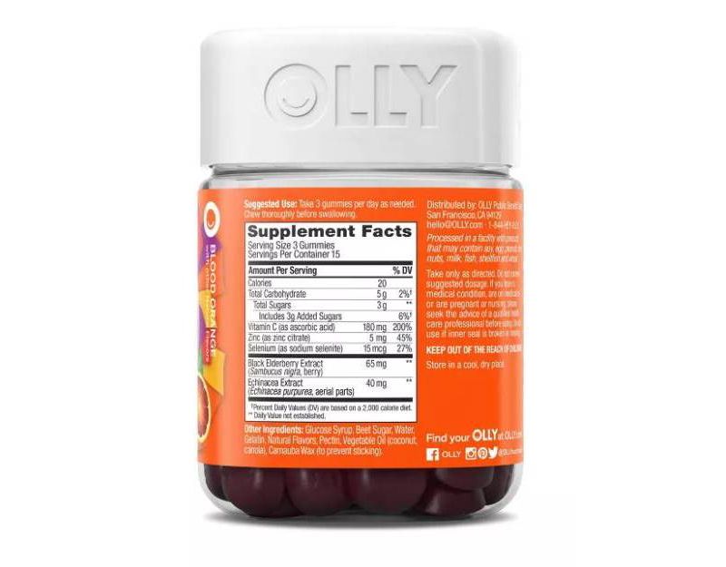 Olly Kids Immunity, Active Immunity and Immunity Sleep Gummy Vitamin Bundle
