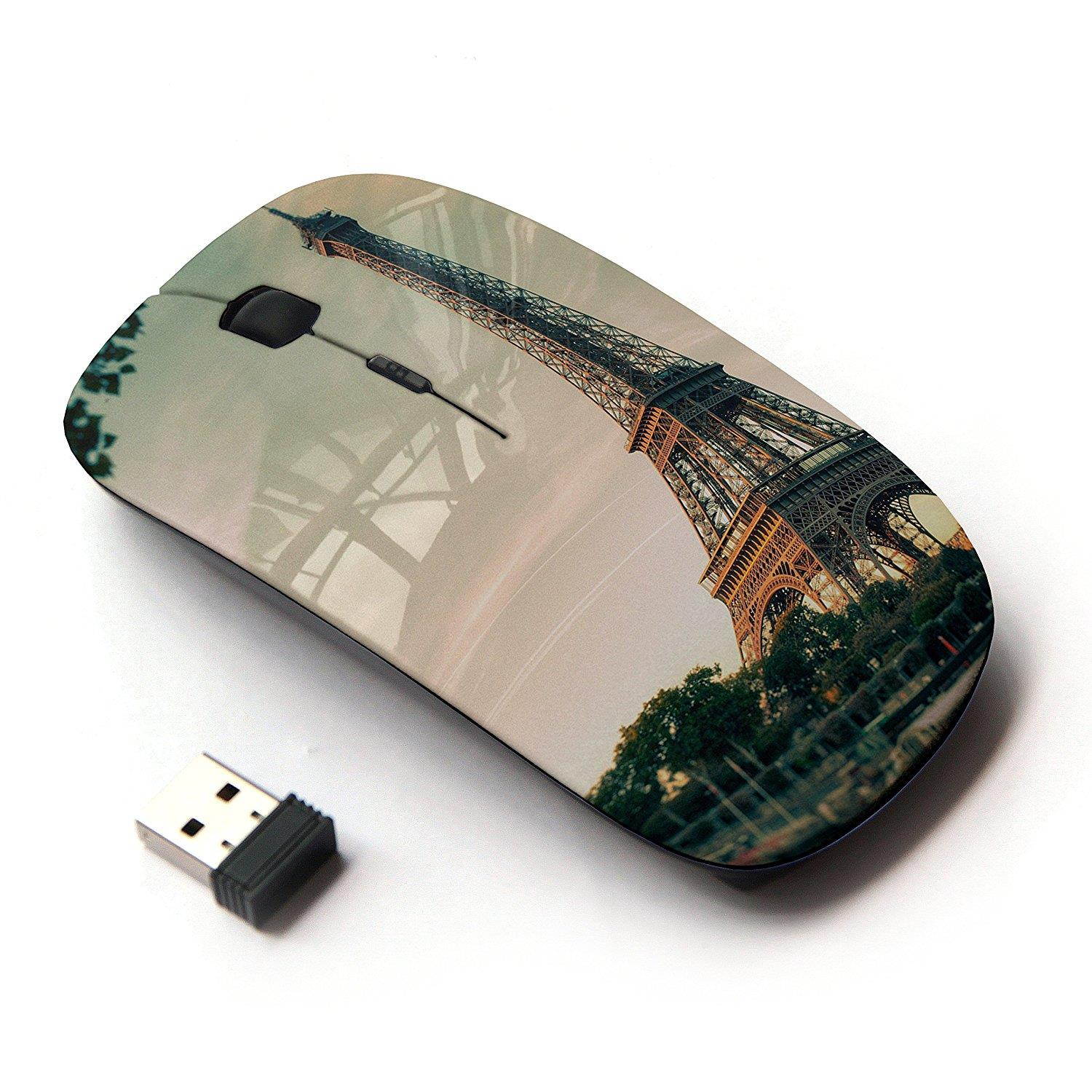 KOOLmouse [ Optical 2.4G Wireless Computer Mouse ] [ Eiffel Tower France City ]