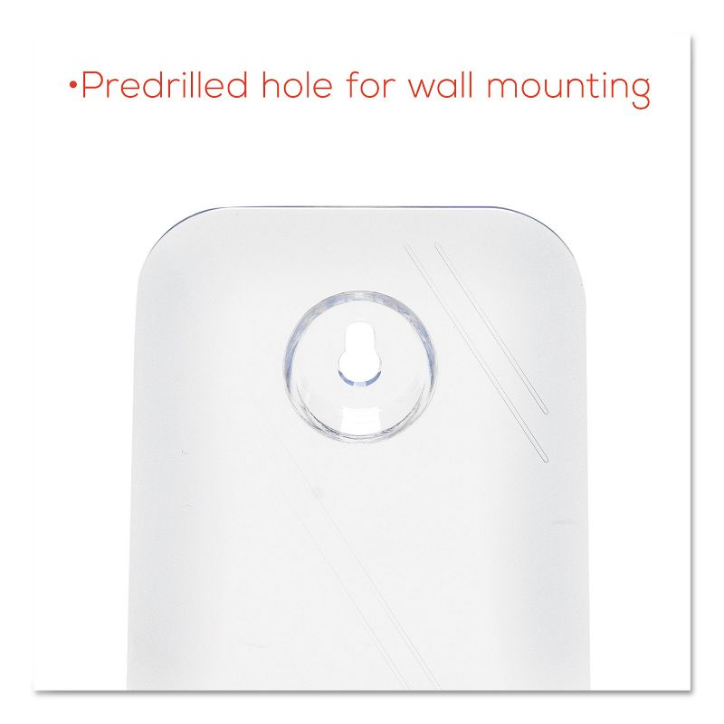 Deflecto DocuHolder for Countertop or Wall Mount Use 4 1/4w x 3 1/4d x 7 3/4h Clear 77501