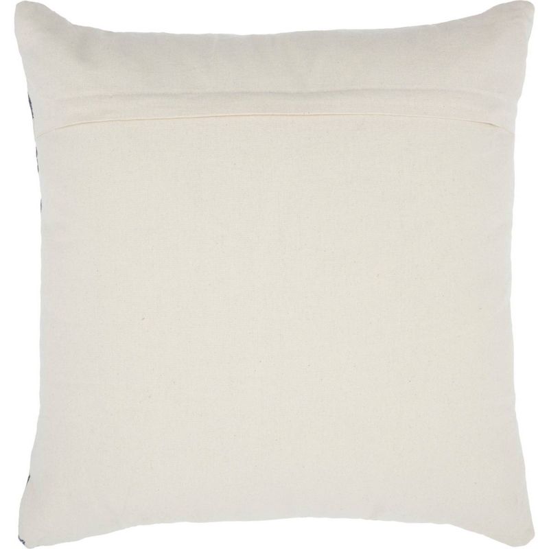 Life Styles Printed Chevron Oversize Square Throw Pillow Navy - Nourison