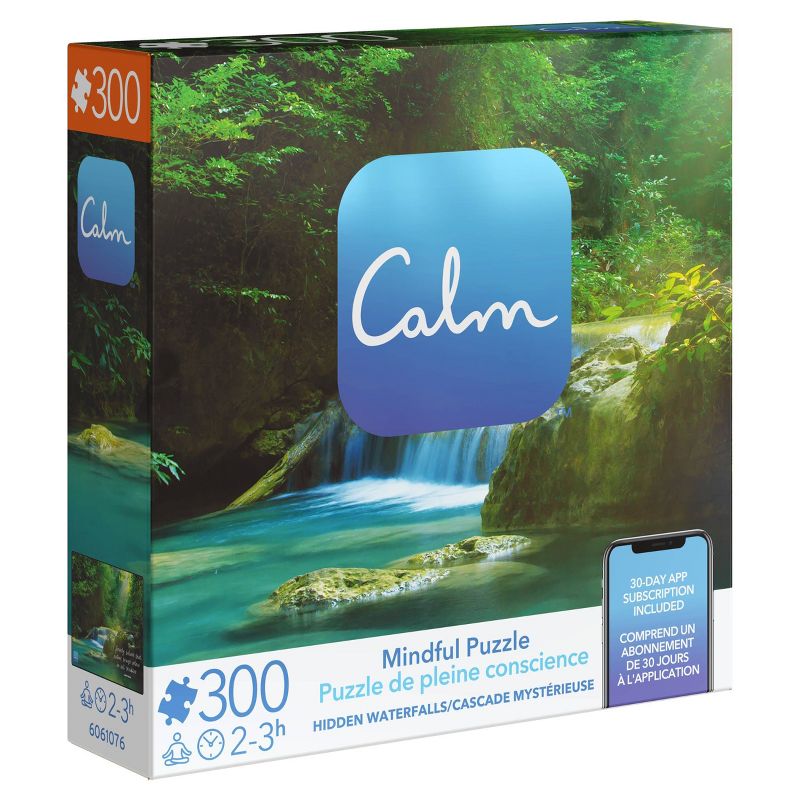 Spin Master Calm App: Hidden Waterfalls Jigsaw Puzzle - 300pc