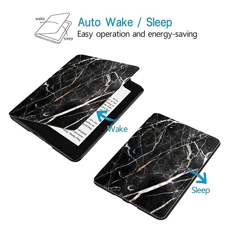 Painting Case for All-new Kindle (10th Gen - 2019 release only&mdash;will not fit Kindle Paperwhite or Kindle Oasis), Marble Black