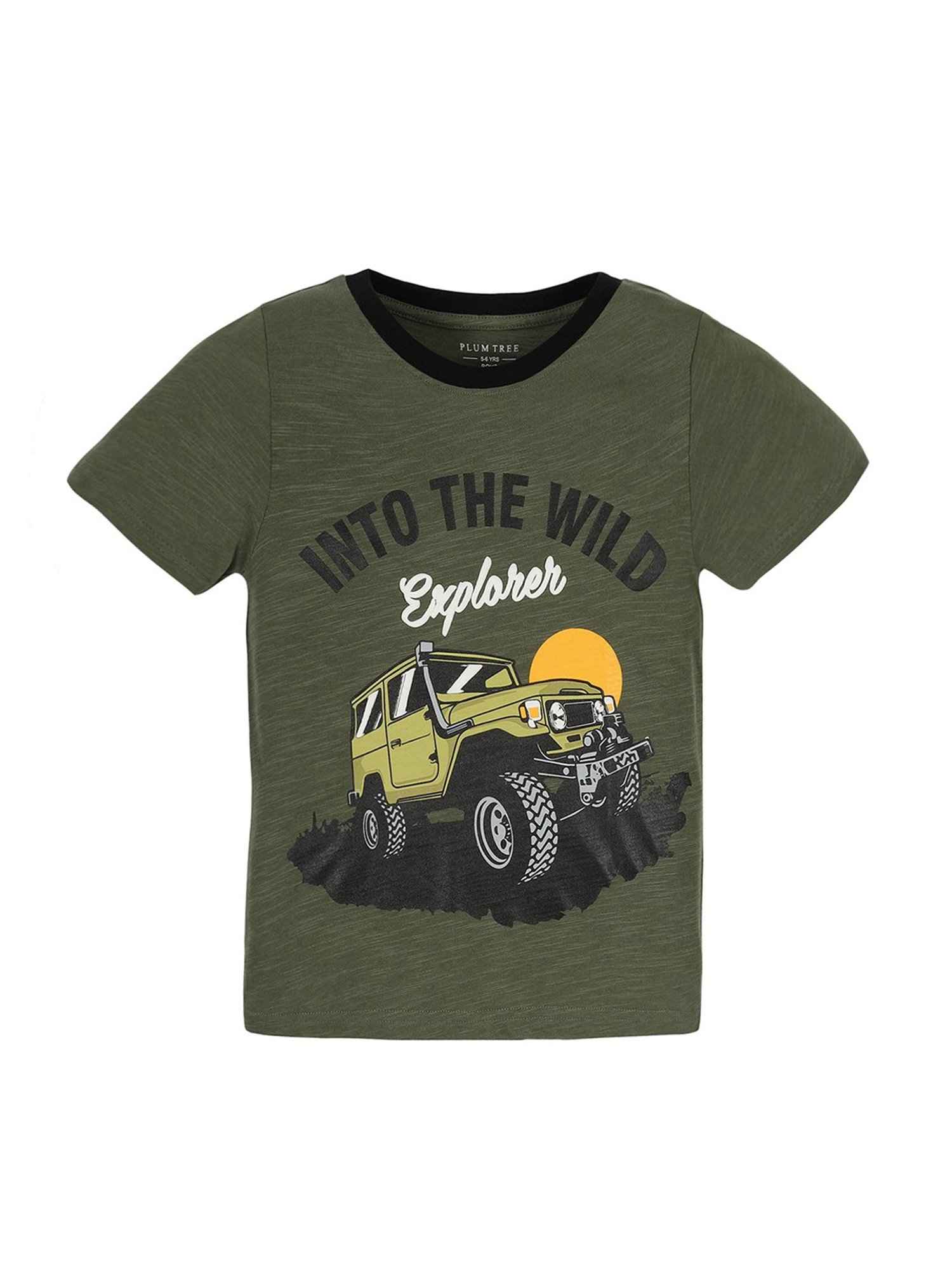 Plum Tree Kids Multicolor Printed T-Shirt (Pack Of 2)