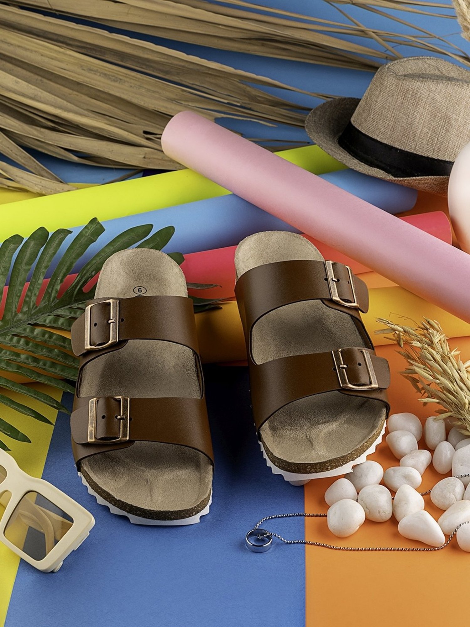 Griffin Men's TACCO BANCHE SUNDOWN Brown Casual Sandals