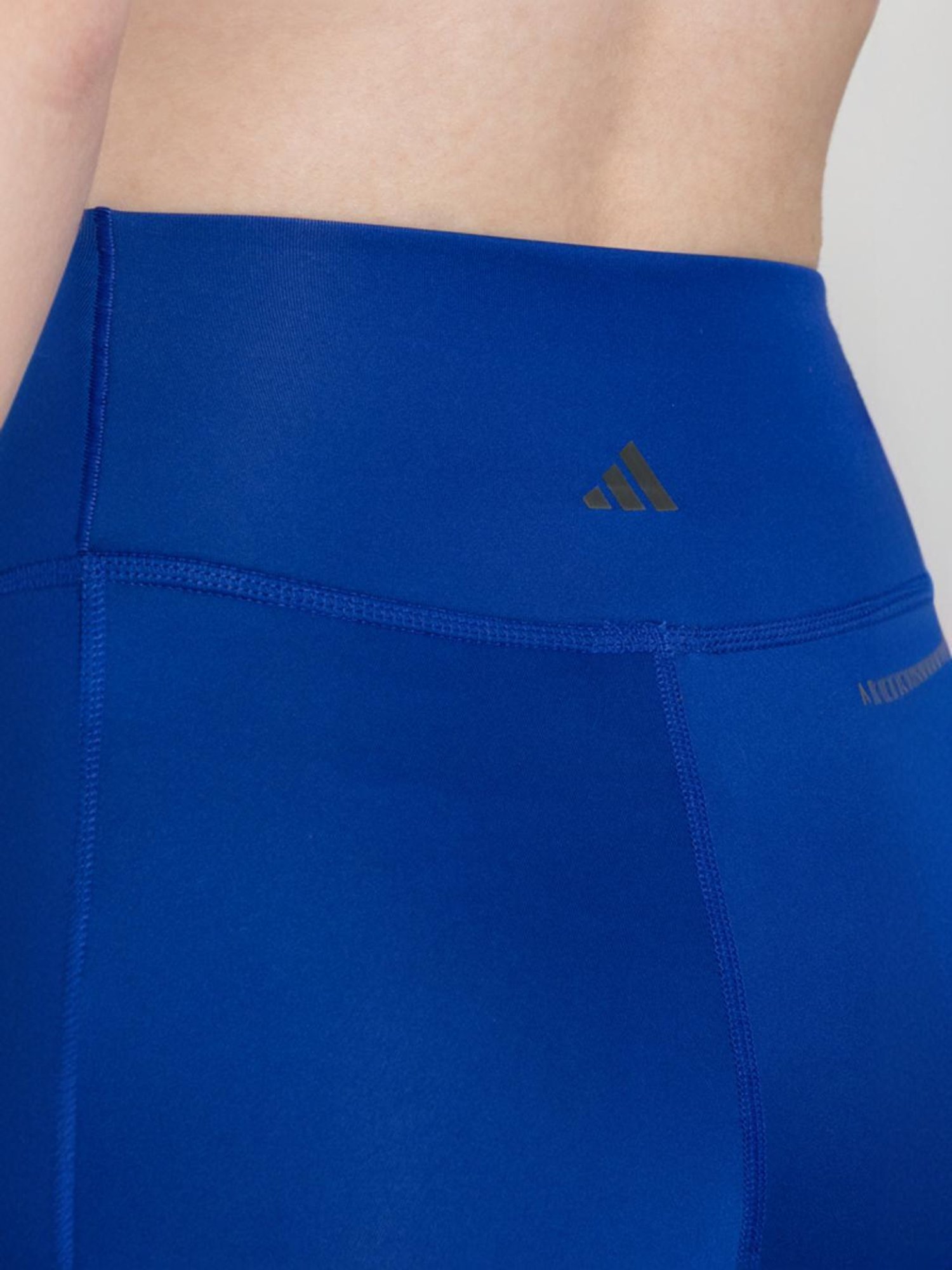 adidas Blue Mid Rise Sports Tights