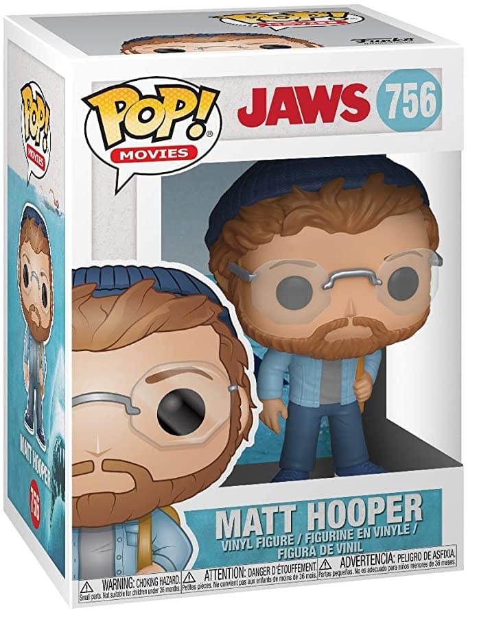 Funko Pop! Jaws Matt Hooper - Irresistibly Fun & Funky - Comes in Window Display Box Vinyl Series - Figure Stands 3 3/4 in Tall
