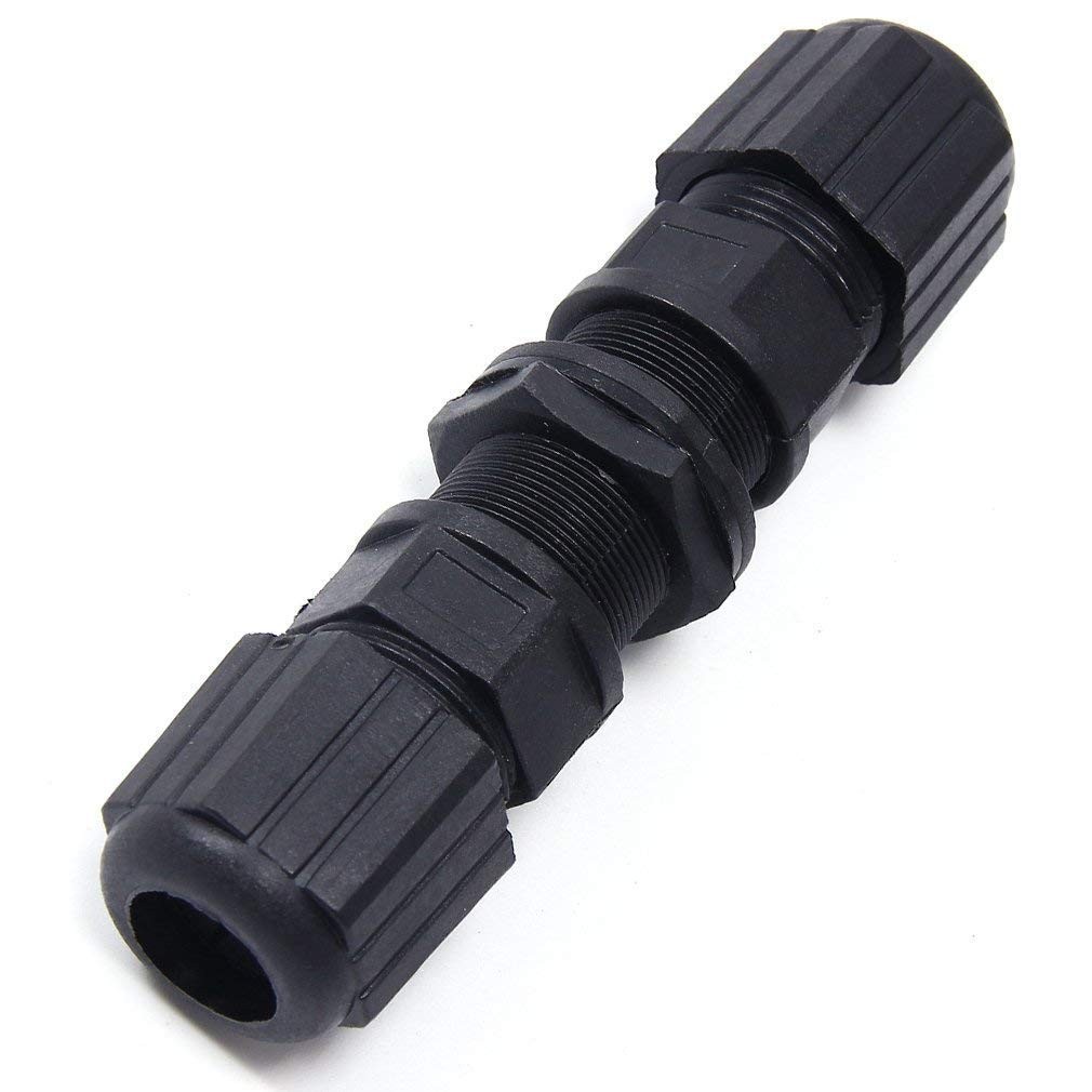 (5 Pack) RJ45 Waterproof Connector IP67 Ethernet Network Cable Connector double head Outdoor Lan Coupler Adapter  Cat5 6 8P8C,Locking Waterproof CAT6 RJ45 Female to Female Lan Ethernet Network coupler