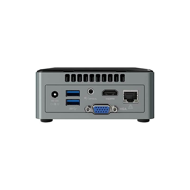 NUC NUC6CAYH Mini PC/HTPC, Quad-Core J3455 Upto 2.3GHz, 8GB DDR3, 512GB SSD, WiFi, Bluetooth, 4k Support, Dual Monitor Capable, Windows 10 Professional 64Bit (8GB Ram + 512GB SSD)