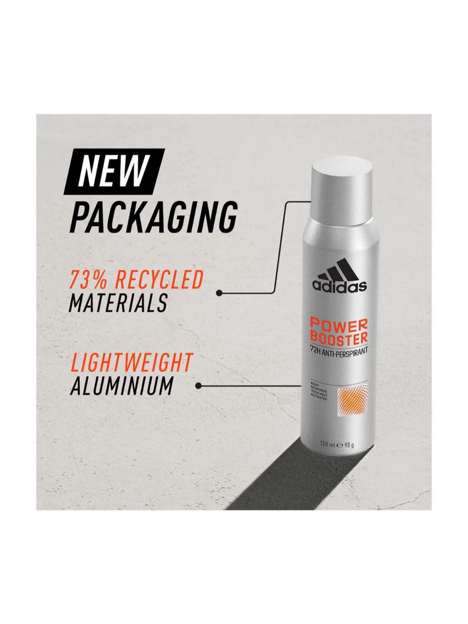 ADIDAS Power Booster 72H Anti-Perspirant - 150 ml