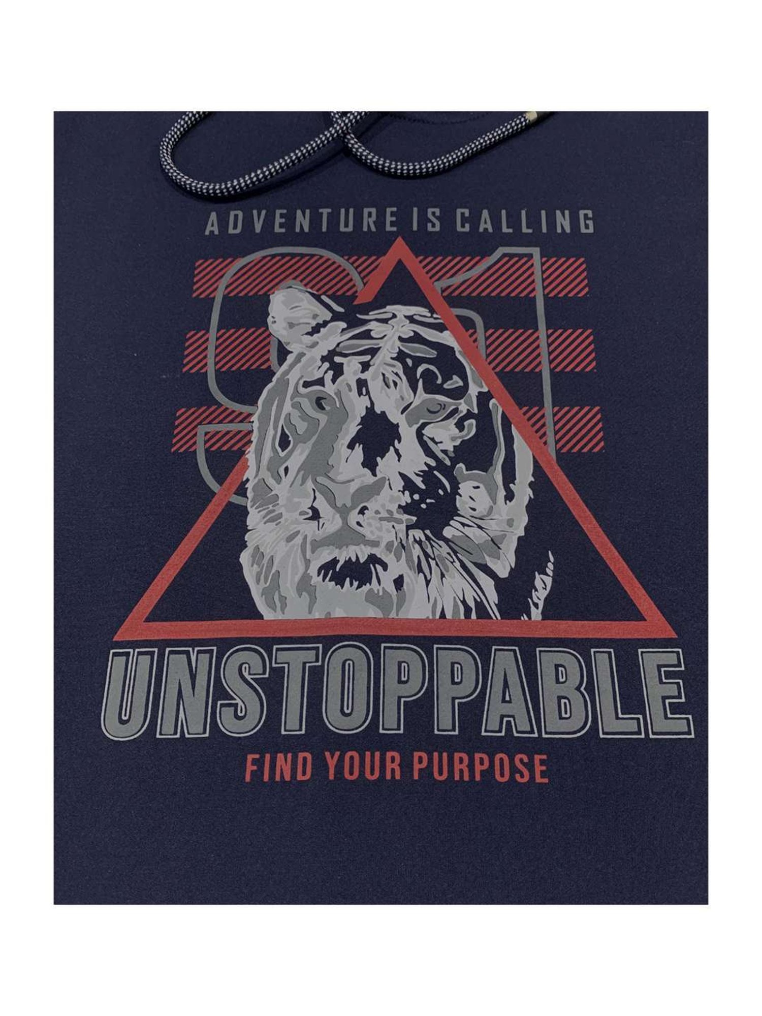 Cavio Kids Navy Printed T-Shirt