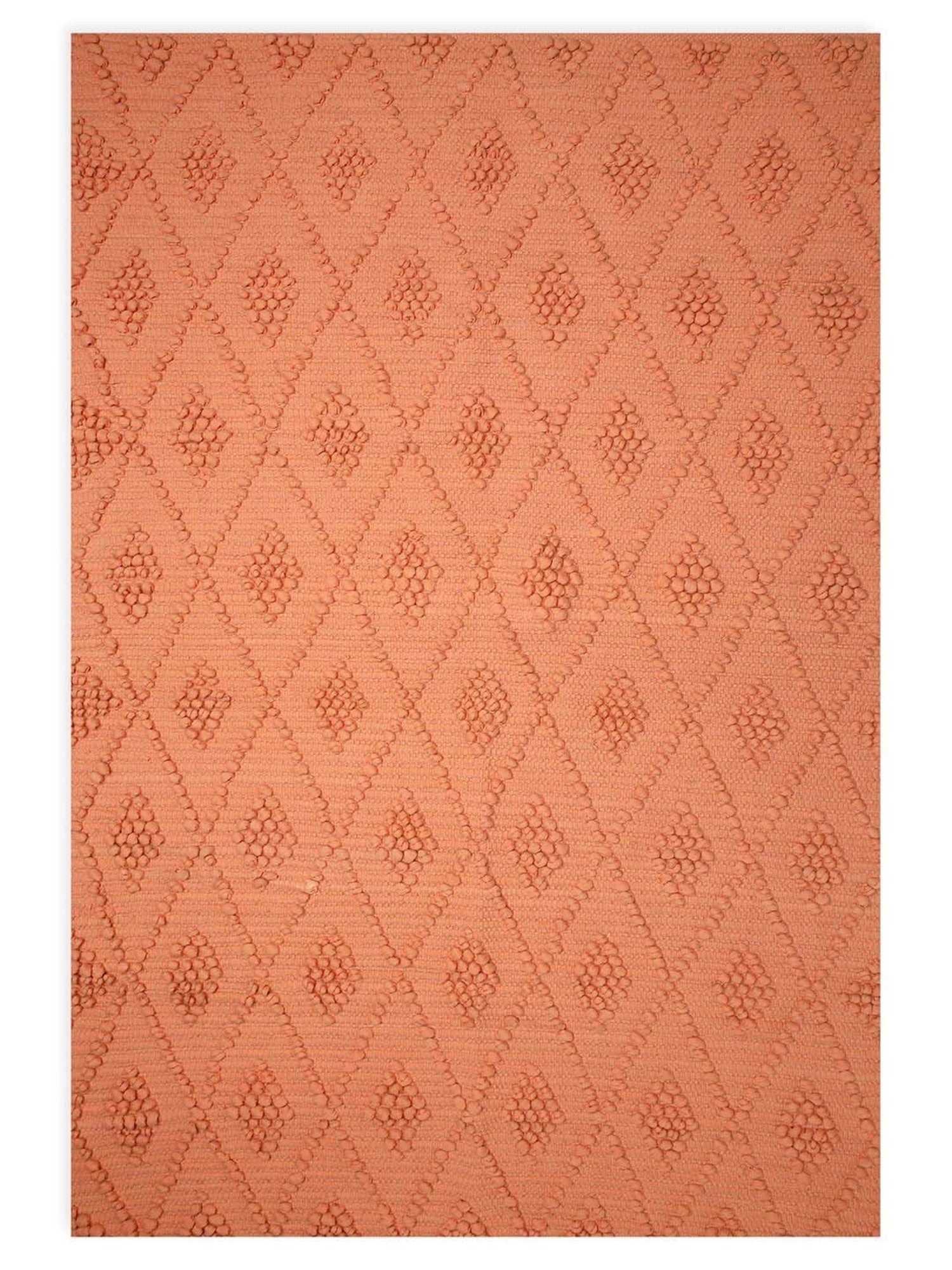 MiArcus Grow Kind Orange Cotton 220 GSM Medium Tufted Rug