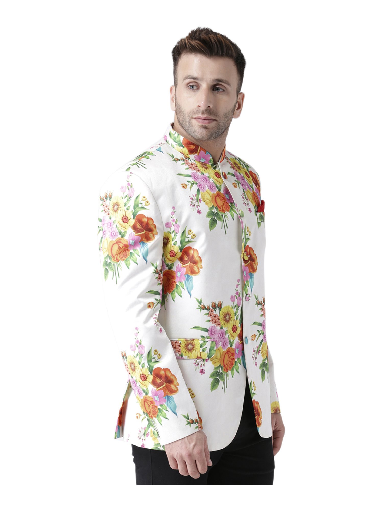 Hang Up Multicolor Regular Fit Printed Blazer