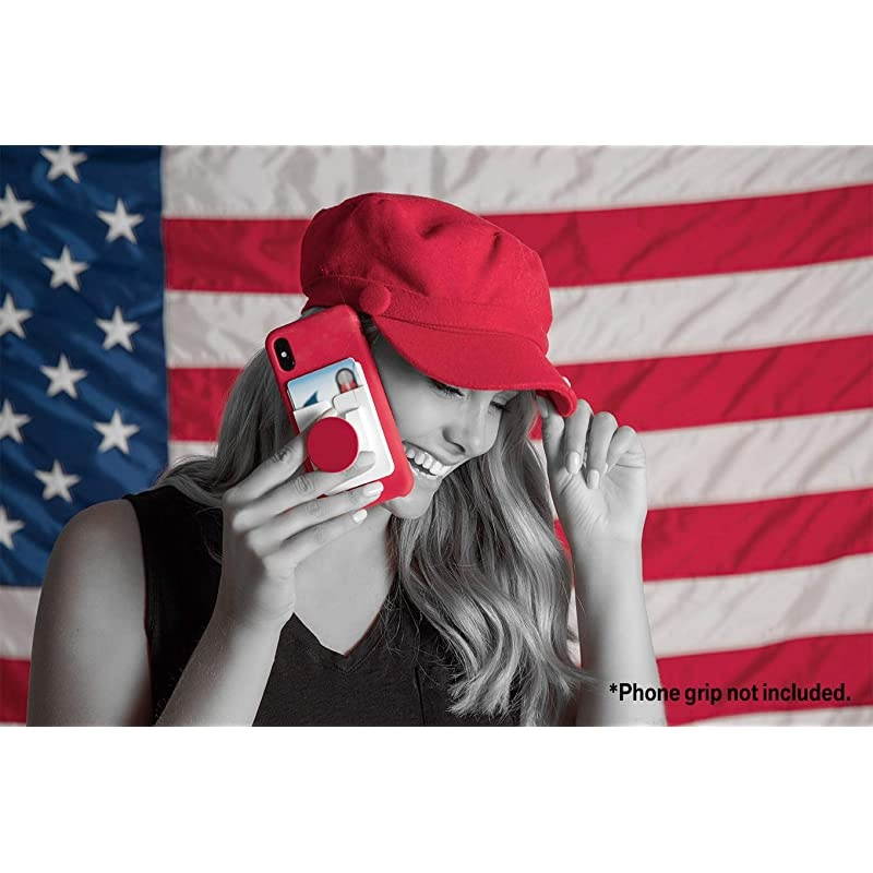 Phone Credit Card Holder Phone Wallet Stick On Phone Back Pocket StickOn Wallet Cellphone Phone ID Wallet iPhone Cardholder Cell Phone with Wallet Case