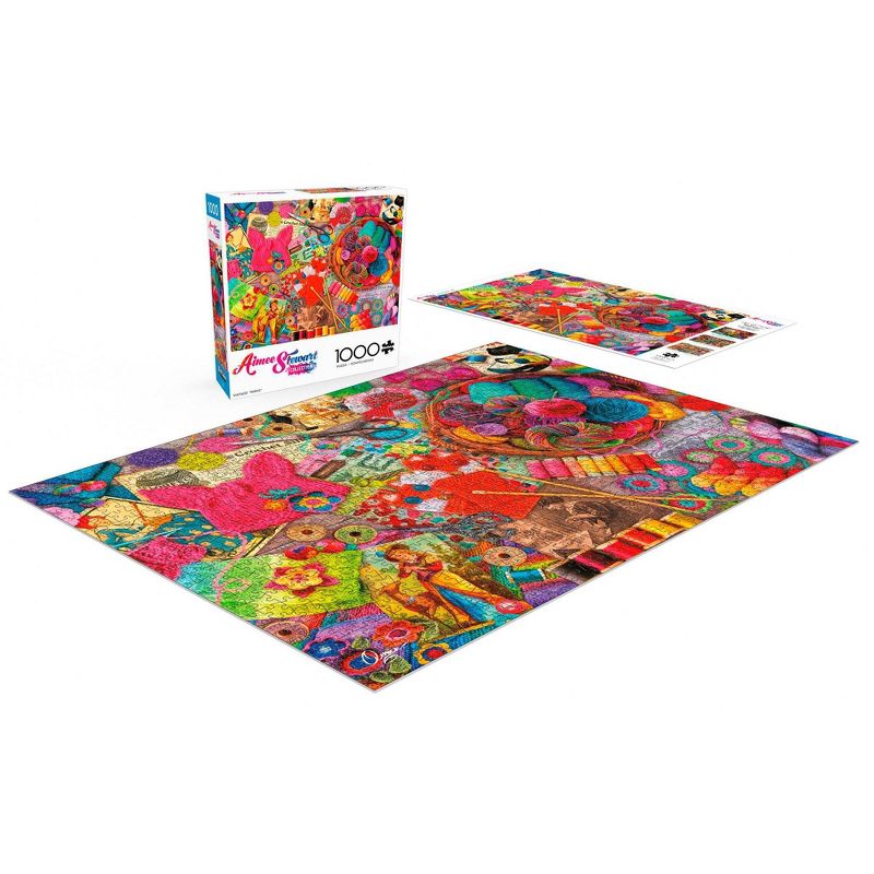 Buffalo Games Aimee Stewart: Vintage Yarns Jigsaw Puzzle - 1000pc