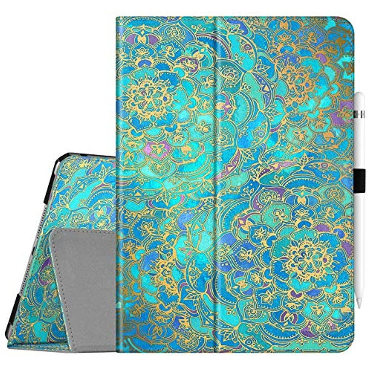 Fintie Folio Case for New iPad 8th Gen (2020) / 7th Generation (2019) 10.2 Inch - [Corner Protection] Premium Vegan Leather Smart Stand Back Cover with Pencil Holder, Auto Sleep/Wake, Shades of Blue