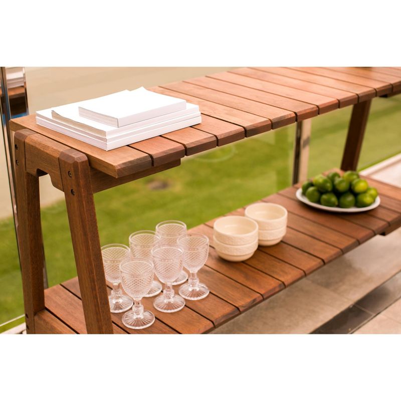 Otero Eucalyptus Wood Outdoor Buffet - Alaterre Furniture