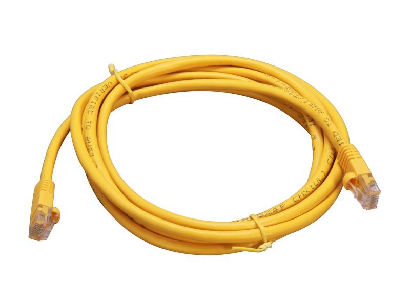 Coboc CY-CAT5E-07-YL 7 ft. 350Mhz UTP Network Cable