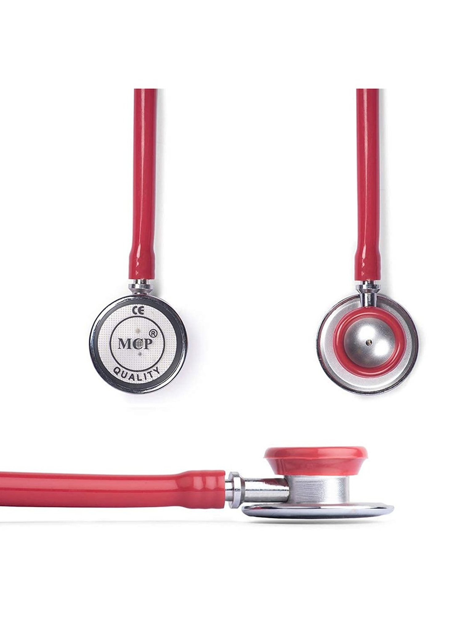 MCP Supertone Stethoscope For Doctors, Medical Students and Nurses (Red)