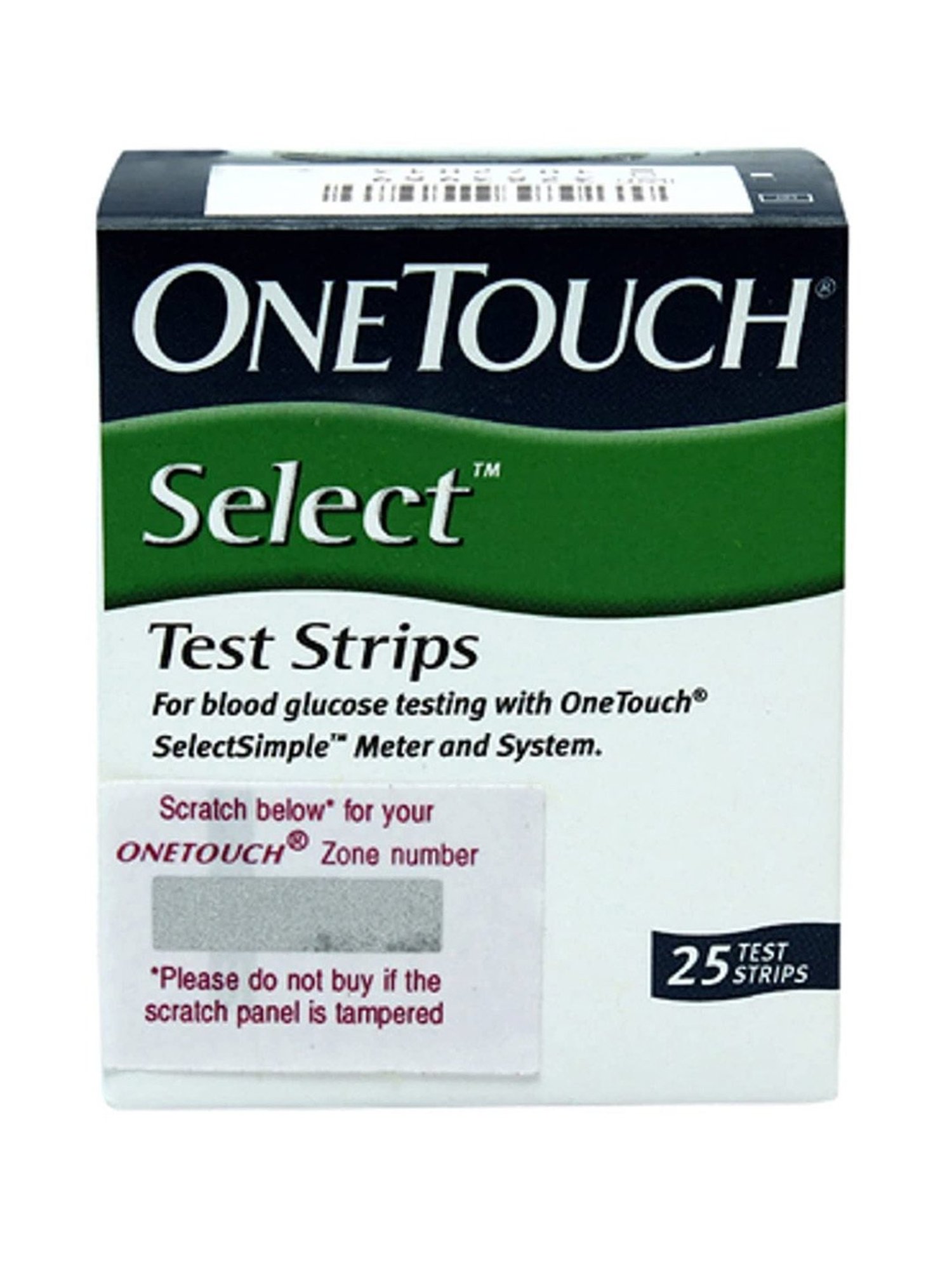 OneTouch Select Test Strips - Pack of 25