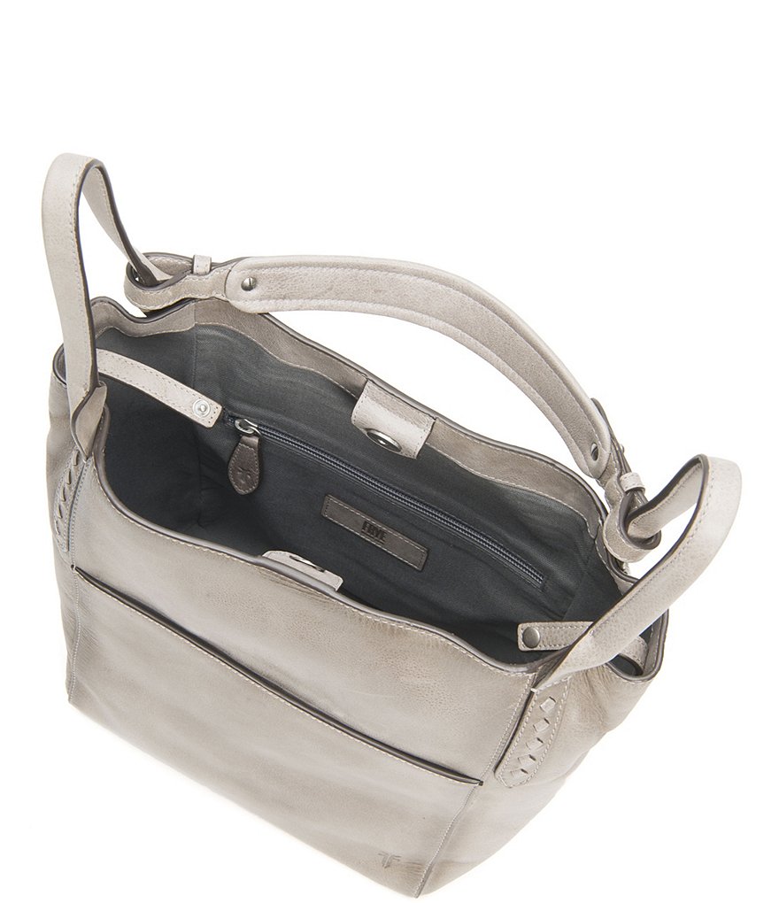 Frye Reed Magnetic Snap Leather Hobo Bag