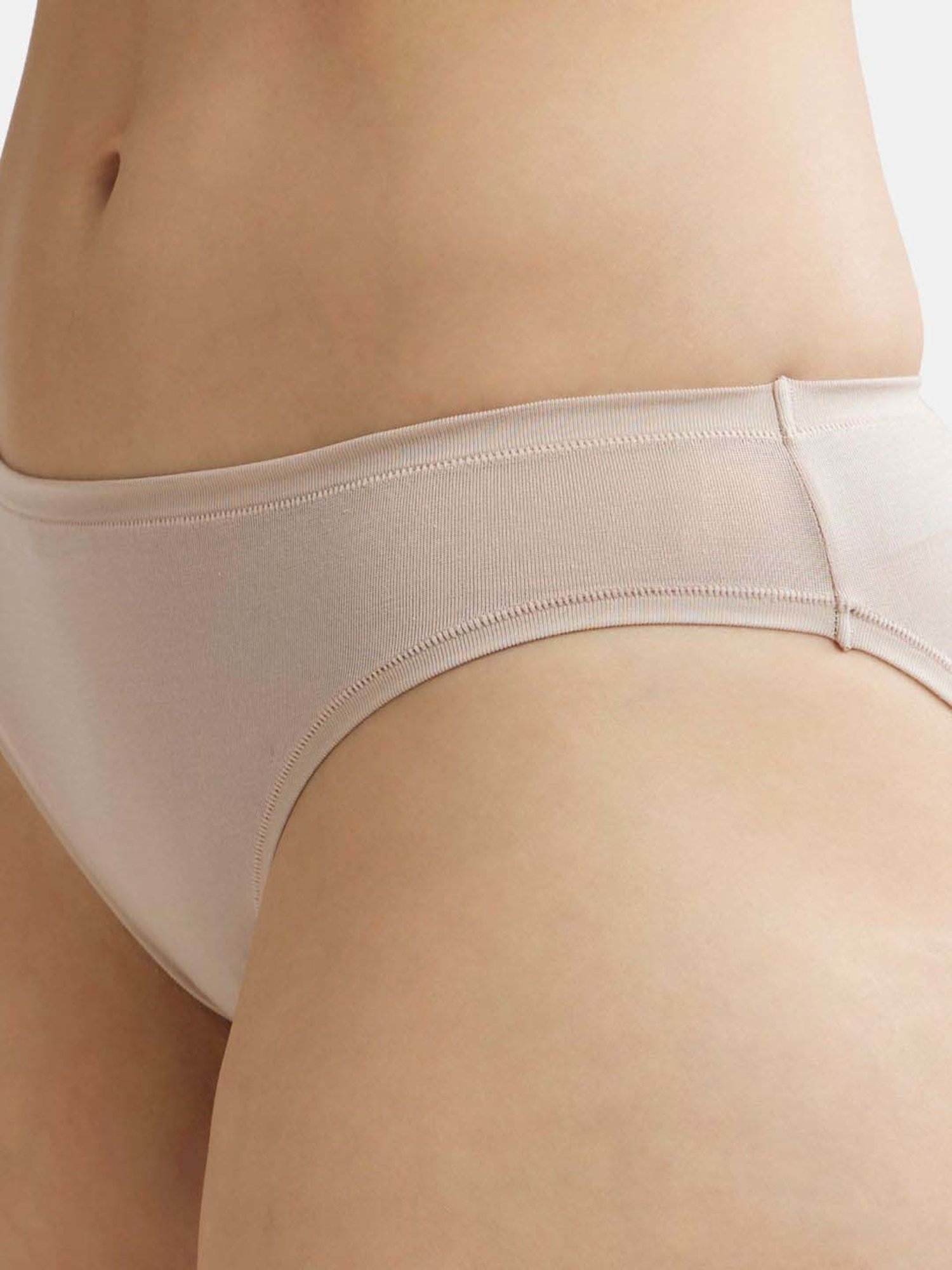 Jockey Beige Plain Bikini Panty