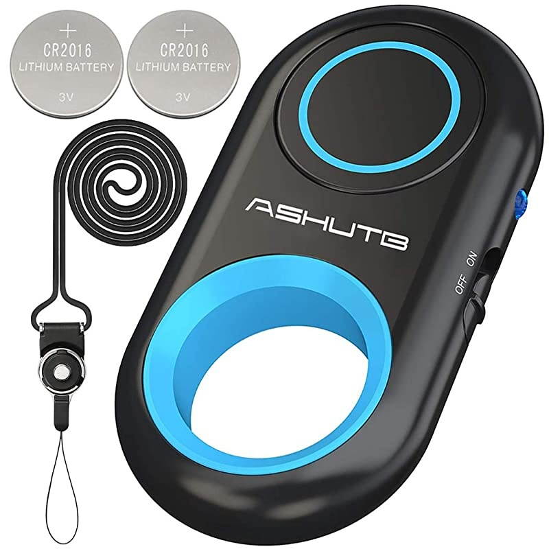 Bluetooth Remote Shutter for iPhone & Android Camera Wireless Remote Control Selfie Button for iPad iPod Tablet, HD Selfie Clicker for Photos & Videos (Blue)