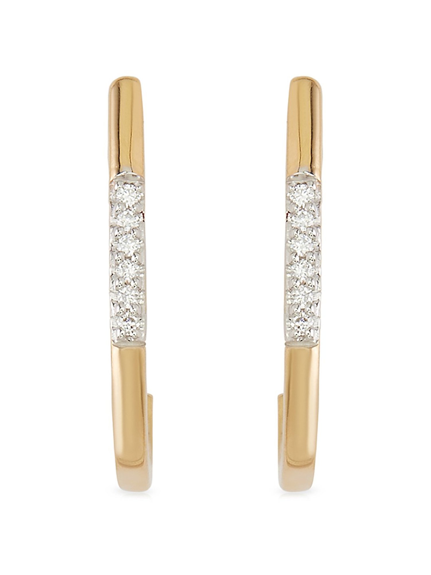 Waman Hari Pethe Jewellers 18k Gold & Diamond Earrings for Women
