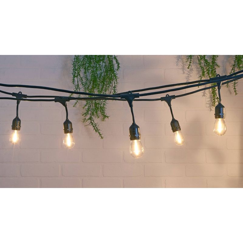 24' Plug-In Commercial LED String Lights - Sterno Home