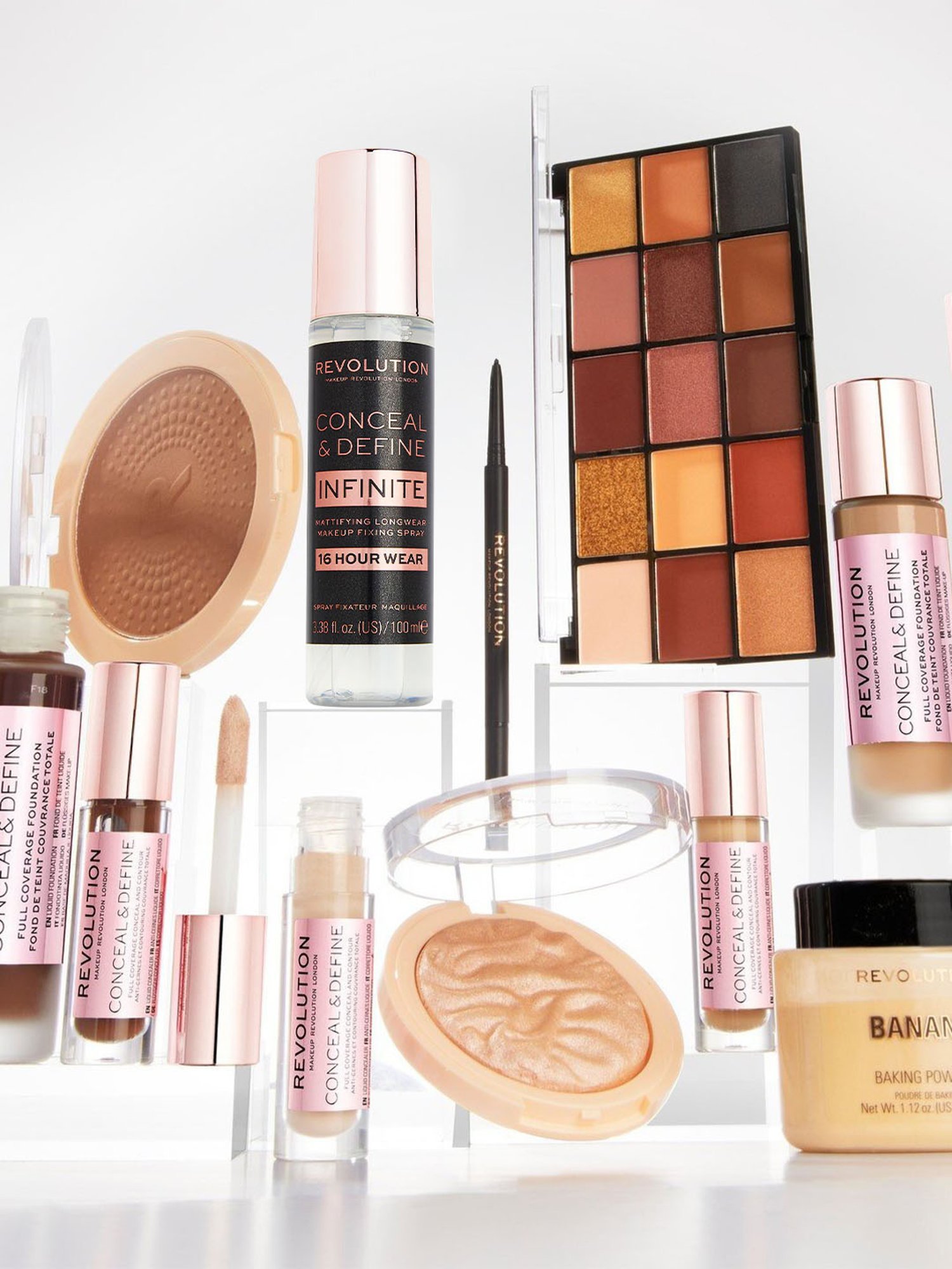 Makeup Revolution Conceal & Define Infinite Fixing Spray - 100 ml