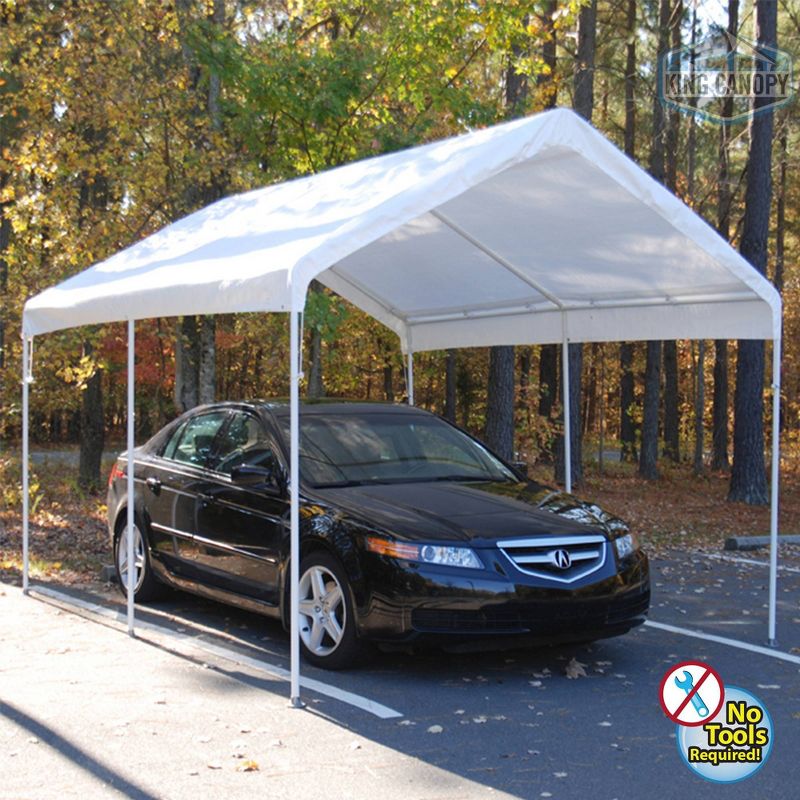 King Canopy 10'x13' Universal 6 Leg Tent with White Cover