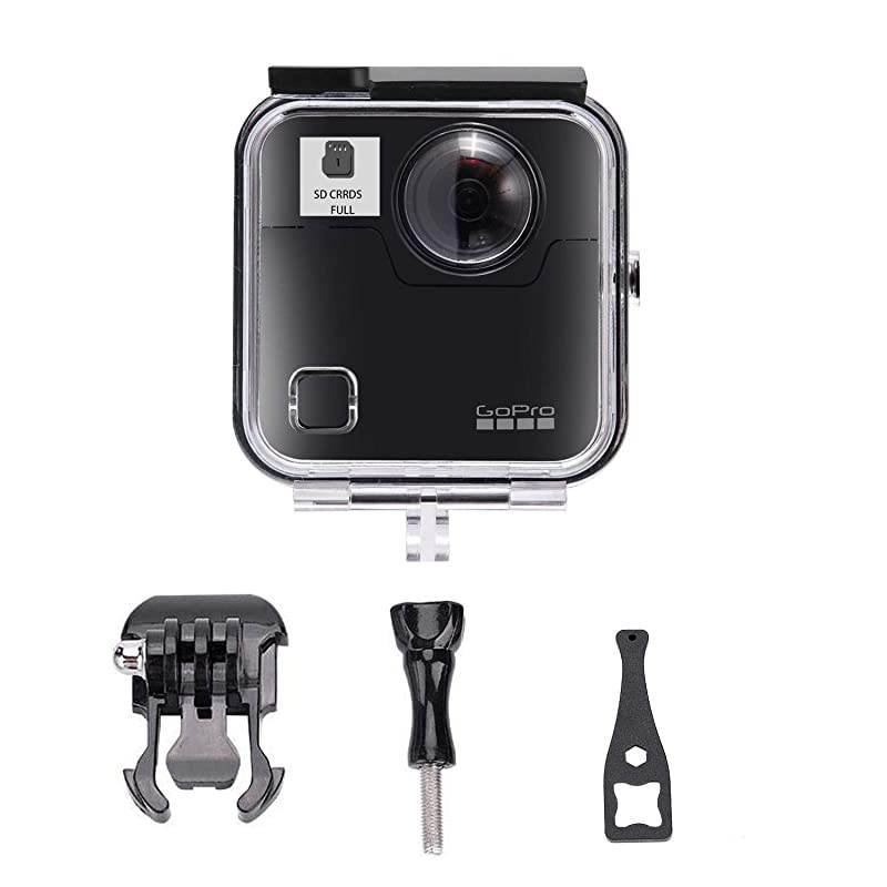 Case for Gopro Fusion Action Cameras, Splash Protection Shell with Bracket Accessories