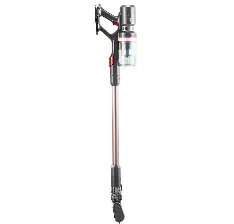 Monoprice Strata Pro Cordless Stick Vacuum Cleaner, 400W Power, 3 Power Settings 45 Minutes Run Time, Built In LEDs, Wall Mount & Attachments Included